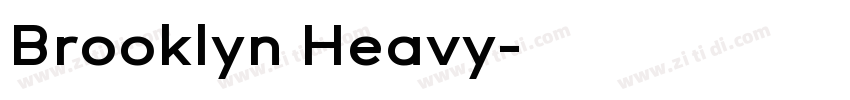 Brooklyn Heavy字体转换